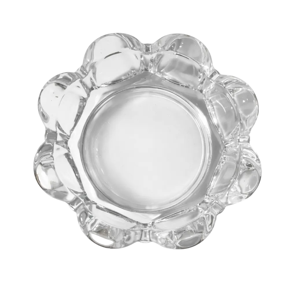 Scrumiera din Sticla Transparenta