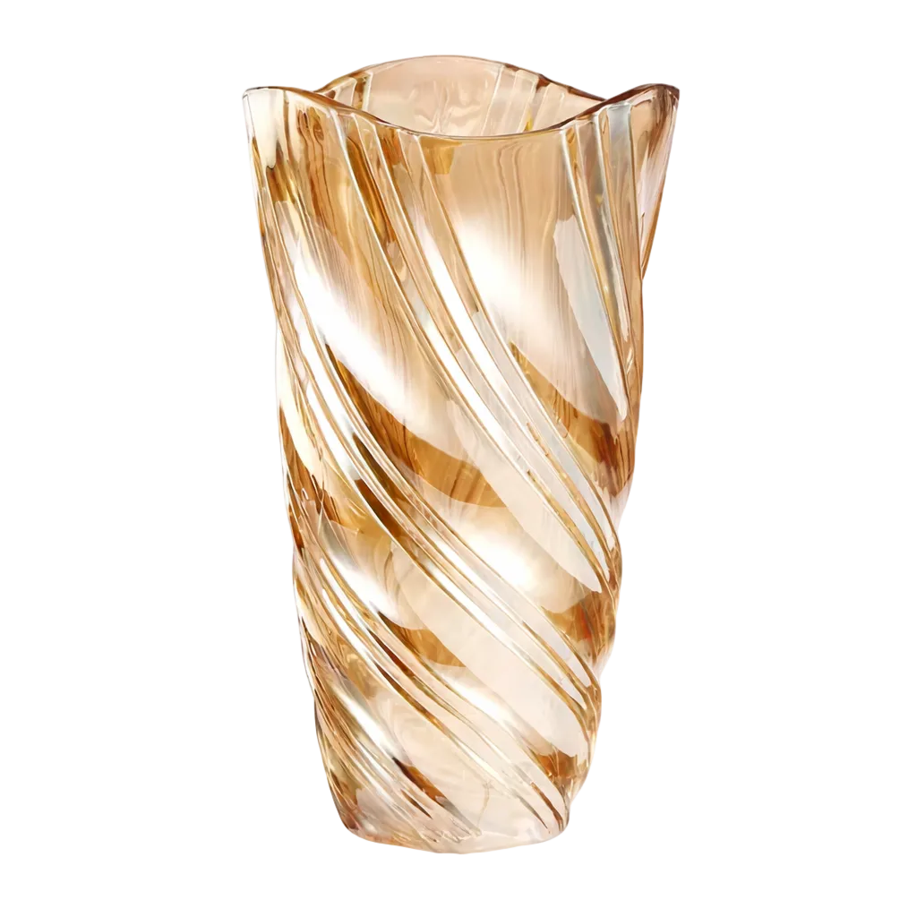 Vaza decorativa din sticla, 24 cm