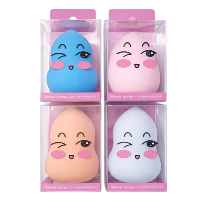 Set 4 bureti de machiaj pentru aplicarea fondului de ten 